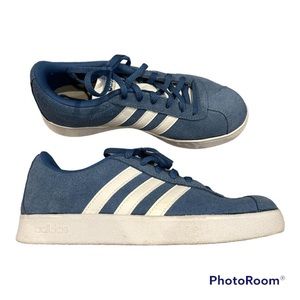 Adidas Blue Suede (women’s 6/kids 4)